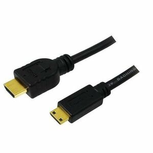 Cablu Logilink HDMI - miniHDMI High Speed 2m, Negru imagine