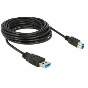Cablu de conectare de mare viteza , Digitus , USB 3.1 C/B tata / tata , 10 Gbps , 1.8 m , negru imagine