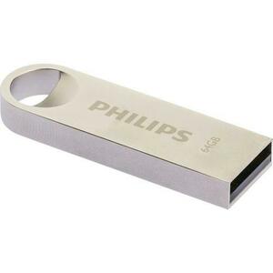 Memorie USB, Philips, Moon Edition 2.0, 64 GB, Argintiu imagine
