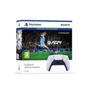 Controller Wireless Sony DualSense pentru PlayStation 5 (Alb) + EA SPORTS FC 24 JOYPAD imagine
