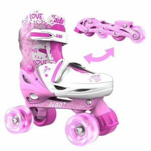 Role 2 in 1 Neon Combo Skates marime 34-37 Pink imagine