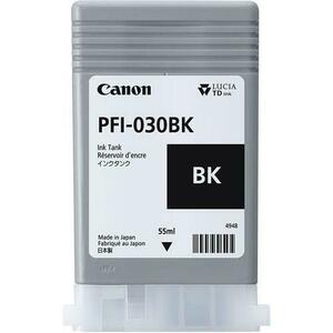 Cartus cerneala Canon PFI-030BK, Black, capacitate 55ml, pentru Canon imagePROGRAF TA-20, imagePROGRAF TA-30 imagine