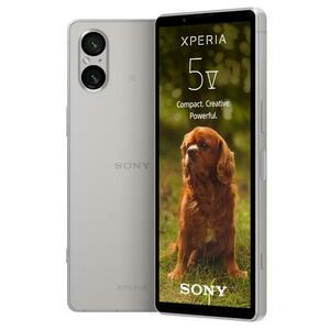 Telefon Mobil Sony Xperia 5 V, Procesor Octa-Core Qualcomm SM8550-AB Snapdragon 8 Gen 2, OLED 6.1inch, 8GB RAM, 128GB Flash, Camera Duala 48+12MP, Wi-Fi, 5G, Dual Sim, Android (Argintiu) imagine