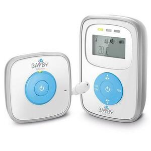Monitor Digital Audio pentru bebelusi Bayby BBM 7010, Ecran LCD, 1, 8GHz, 120 canale , 5 trepte volum, Alb/Argintiu imagine