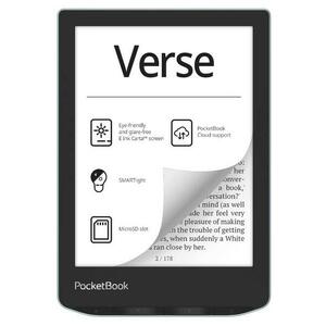 eBook Reader PocketBook Verse PB629, Ecran tactil 6.0inch E Ink Carta™ 1200, 212dpi, 8GB, SMARTlight, G-sensor, WiFi (Albastru) imagine