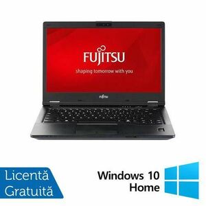 Laptop Refurbished Fujitsu Lifebook E548, Intel Core i5-8250U 1.60 - 3.40GHz, 8GB DDR4, 256GB SSD, 14 Inch Full HD, Webcam + Windows 10 Home imagine