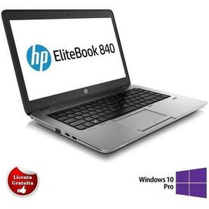 Laptop Refurbished HP EliteBook 840 G1 (Procesor Intel® Core™ i5-4200U (3M Cache, up to 2.60 GHz), Haswell, 14.1inch, 4GB, 128GB SSD, Intel® HD Graphics 4400, Win10 Pro) imagine
