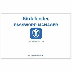 Bitdefender Password Manager pentru iOS si Android, 1 an, 1 cont, scratch card imagine