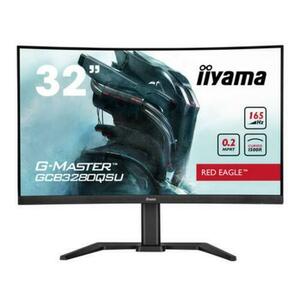 Monitor Gaming VA LED iiyama G-Master 31.5inch GCB3280QSU-B1 Red Eagle, WQHD(2560 x 1440), HDMI, DisplayPort, Ecran curbat, Boxe, 165 Hz, 0.2 ms (Negru) imagine