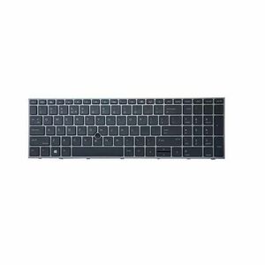 Tastatura laptop HP model L28407-001 Layout US neagra iluminata imagine