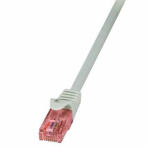 Cablu patch cord UTP LOGILINK Cat6, LSZH, cupru, 2 m, Gri imagine