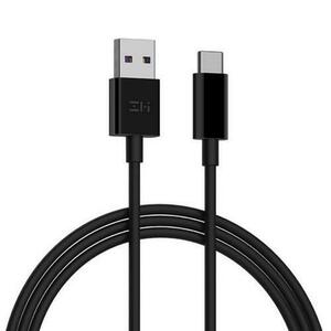 Cablu de incarcare USB Type-C ZMI AL705 de 40W 5A cu suport pentru Huawei SuperCharge, Transfer de date, 1 metru (Negru) imagine