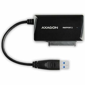 Adaptor Axagon ADSA-FP2A, USB 3.2 Gen 1, SATA 3.0, pentru HDD 2.5 inch, USB-A, Negru imagine