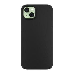Husa de protectie Next One Silicone Case pentru iPhone 15, MagSafe compatible, Negru imagine