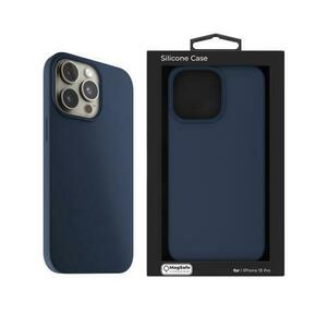 Husa de protectie din silicon NEXT ONE compatibila MagSafe pentru iPhone 15 Pro, Albastru imagine