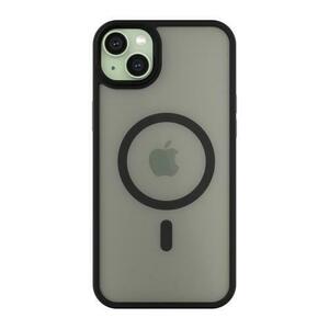 Husa de protectie Next One Mist Shield Case pentru iPhone 15, MagSafe Compatible, Negru imagine