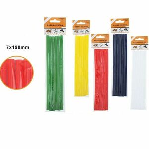 Batoane de silicon colorat, 6 bucati, diametru 7 mm, lungime 190 mm imagine