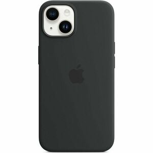Husa de protectie Apple Silicone Case with MagSafe pentru iPhone 14, Midnight imagine