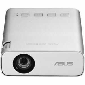 Videoproiector ASUS ZenBeam E1R, DLP LED 30.000 ore, WVGA 854* 480, up to FHD 1920* 1080, 200 lumeni, 500: 1, WiFi dongle inclus, Argintiu imagine