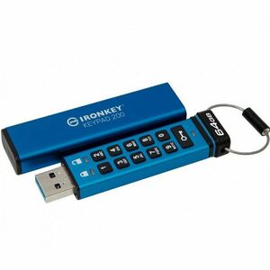USB Flash Drive Kingston 64GB IronKey Keypad 200, USB 3.2 Gen1 imagine
