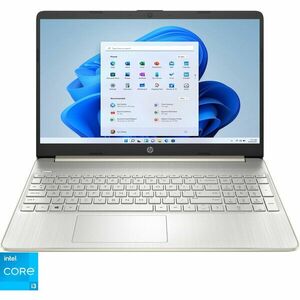 Laptop HP 15s-fq5030nq cu procesor Intel® Core™ i3-1215U pana la 4.4 GHz, 15.6, Full HD, 8GB DDR4, 256GB SSD, Intel® UHD Graphics, Windows 11 Home, Pale Gold imagine