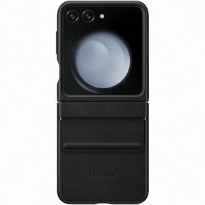Husa de protectie Flap Husa de protectie Samsung Eco-leather Case pentru Galaxy Flip5, Black imagine