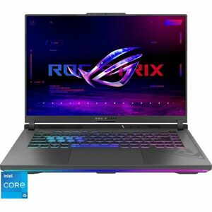 Laptop Gaming 16'' ROG Strix G16 G614JV, FHD+ 165Hz, Procesor Intel® Core™ i5-13450HX (20M Cache, up to 4.60 GHz), 16GB DDR5, 512GB SSD, GeForce RTX 4060 8GB, No OS, Eclipse Gray, 3Yr imagine