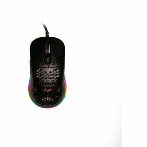 Mouse Gaming Spacer SPGM-ALIEN-LIGHT, USB, 6.400 dpi, iluminare RGB (Negru) imagine