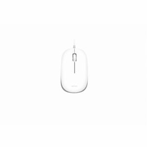 Mouse Serioux cu fir SRX9800WHT, USB, 1000 dpi, ambidextru, alb-gri imagine