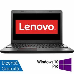 Laptop Refurbished Lenovo ThinkPad E550, Intel Core i3-5005U 2.00GHz, 8GB DDR3, 128GB SSD, 15.6 Inch HD, Webcam, Tastatura Numerica + Windows 10 Pro imagine