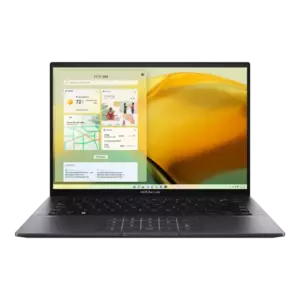 Ultrabook Asus ZenBook UM3402YA 14" 2.8K OLED AMD Ryzen 7 7730U RAM 16GB SSD 512GB Windows 11 Pro Jade Black imagine