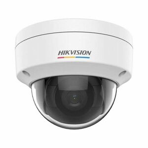 Camera supraveghere IP exterior ColorVu Dome Hikvision DS-2CD1127G0(2.8MM)(C), 2 MP, 2.8 mm, PoE imagine