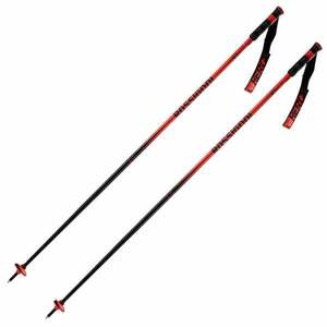 Rossignol Hero SL Ski Poles Negru/Roșu 135 cm Bețe de schi imagine