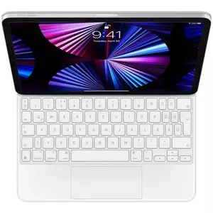 Tastatura Apple Magic Keyboard pentru iPad Pro 11 inch (3rd & 2nd & 1st gen) si iPad Air (4th) White imagine