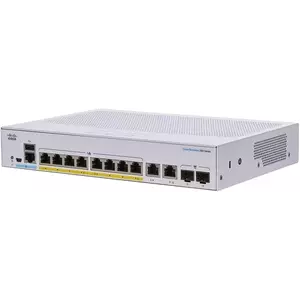 Switch Cisco CBS350-8P-E-2G cu management cu PoE 8x1000Mbps-RJ45 (8xPoE) + 2xGigabit/SFP Combo imagine