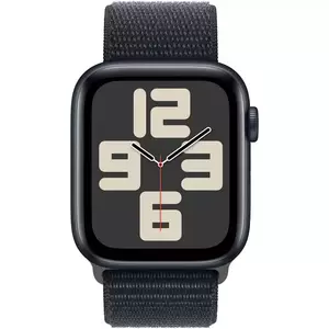 Smartwatch Apple Watch SE GPS + Cellular 44mm Carcasa Midnight Aluminium Bratara Midnight Sport imagine