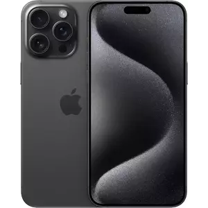 Telefon Mobil Apple iPhone 15 Pro Max 512GB Flash Nano SIM + eSIM 5G Black Titanium imagine
