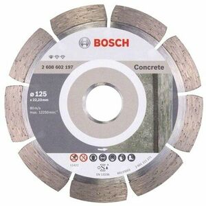 Disc diamantat Bosch Standard pentru beton, 125 x 22, 23 x 1.6 x 10 mm imagine