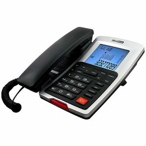 Telefon cu fir Maxcom KXT709, Graphite Silver imagine