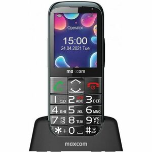Telefon mobil Maxcom MM724, stand incarcare, 4G, Black imagine