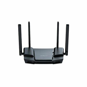 Router wireless Dahua AX18, 1.2 Gbps, 2.4/5 GHz, 3 porturi LAN, WiFi 6, 63 m imagine
