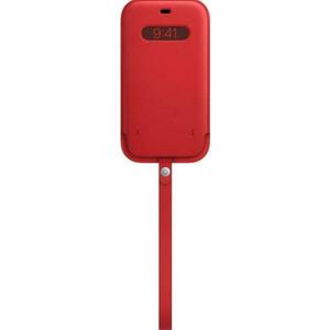 Protectie Toc Apple Leather Sleeve with MagSafe (PRODUCT)RED mhyj3zm/a pentru Apple iPhone 12 Pro Max (Rosu) imagine