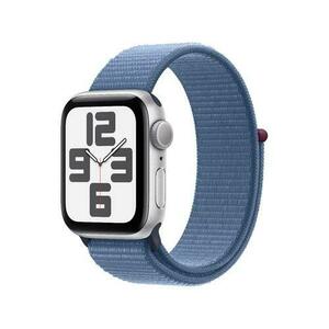 Smartwatch Apple Watch SE (2023) GPS, Retina LTPO OLED Capacitive touchscreen 1.57inch, Bluetooth, Wi-Fi, Bratara Sport Loop, Carcasa Aluminiu 40mm, Rezistent la apa (Albastru deschis) imagine