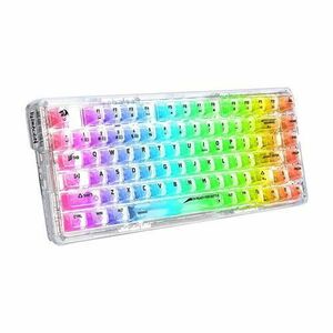 Tastatura gaming mecanica Bluetooth cu si fara fir Redragon Elf PRO transparenta iluminare RGB imagine