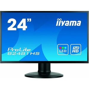 Monitor Second Hand Iiyama XB2481HS, 24 Inch Full HD VA, VGA, DVI, HDMI, Grad A- imagine