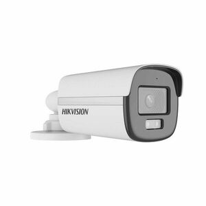 Camera supraveghere exterior ColorVu Hikvision DS-2CE12KF0T-LFS(2.8MM), 3K, Smart Hybrid cu LED alb si IR 40 m, 2.8 mm, microfon imagine