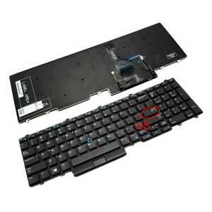 Tastatura Dell Latitude E5550 iluminata layout US fara rama enter mic imagine