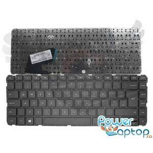 Tastatura neagra HP Pavilion 14 B000 layout UK fara rama enter mare imagine