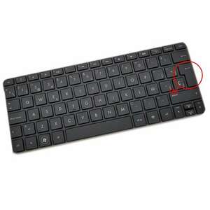 Tastatura neagra HP Mini 210 3050sg layout UK fara rama enter mare imagine