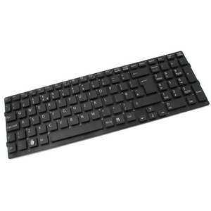 Tastatura neagra Sony MP 09L23US 886 layout UK fara rama enter mare imagine